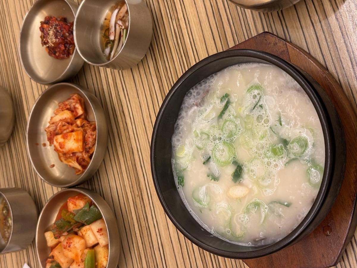 대파가 가득한 한우설렁탕
